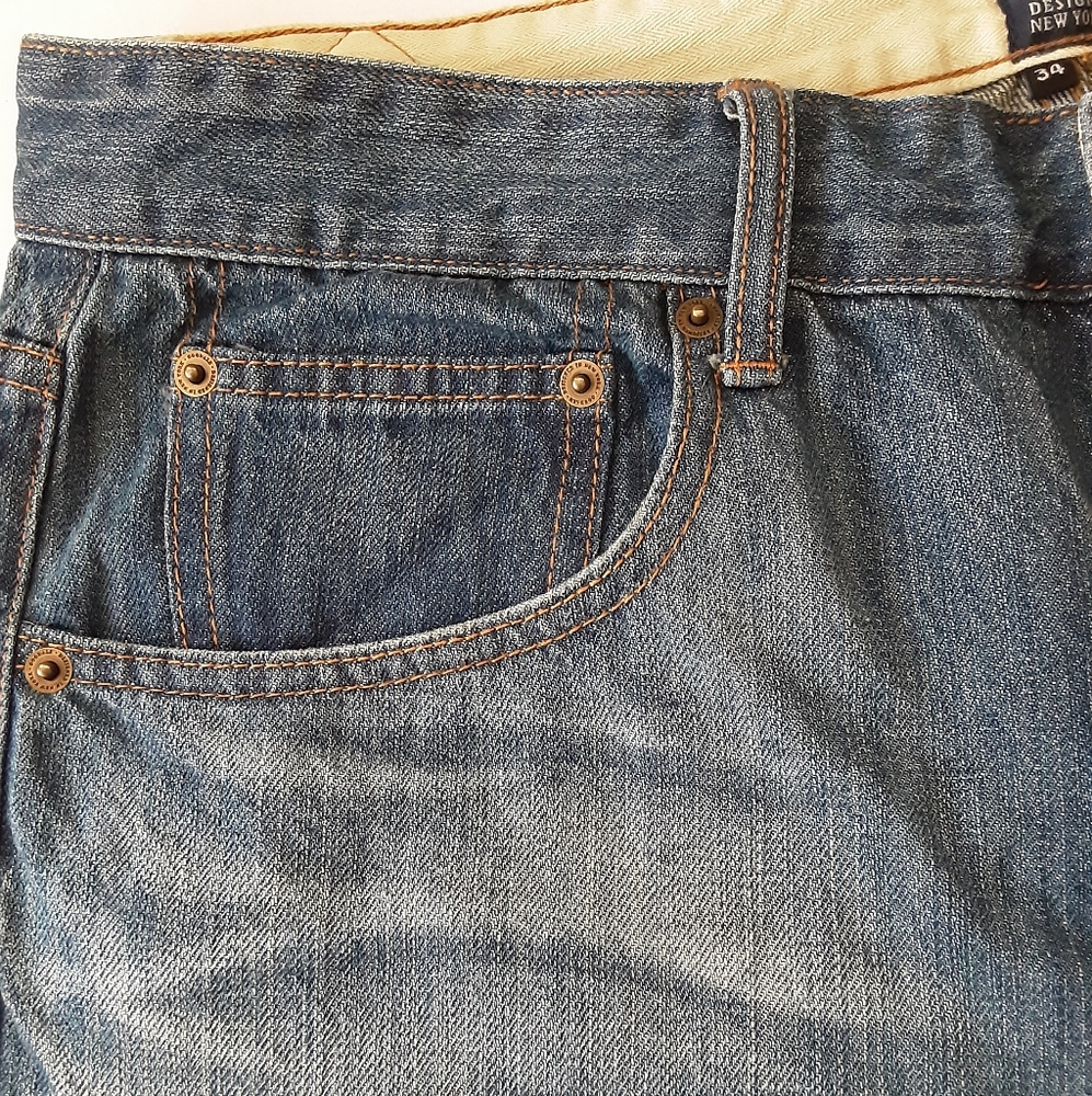 Men's Blue Denim Jeans - Picture 4 of 9
